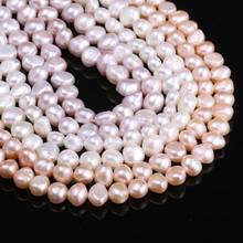 Cuentas de perlas irregulares multiestilo simple, joyería de fiesta de moda, regalo, tamaño de perla 8-9mm, novedad 2024 - compra barato