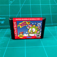 Cartucho de juegos Super Bubble Bobble, Cartucho MD de 16 bits para consola MegaDrive Genesis 2024 - compra barato