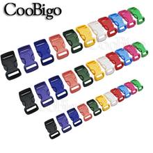 10pcs Colorful Curved Contoured Side Release Buckles for Backpacks Strap Dog Collar Belt Webbing Bag Accessories 15mm 20mm 25mm 2024 - buy cheap