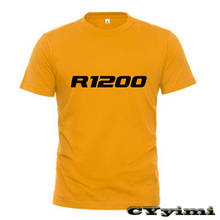 Camiseta de algodón con LOGO para hombre, camisa de manga corta con cuello redondo, 100%, para BMW R1200 2024 - compra barato
