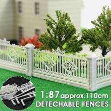 LBLA 1:87 Fences 110cm For Sand Table Model HO Scale Train Railway Building Fence Wall Guardrail Detachable Children Toys Gifts 2024 - buy cheap