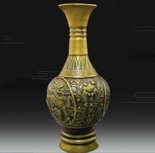 Estatua de cobre puro, adornos de cobre, dragón de bronce y florero de Fénix 2024 - compra barato