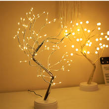 Luz árvore de decoração para casa com 36/108 leds, alimentada por usb/3 * aaa, bateria, interruptor de toque, luz noturna, quarto, bar, decoração, luz de fadas 2024 - compre barato
