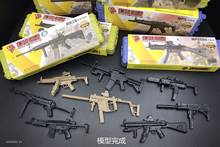 Modelo de pistola en caja 1:6, 3ª generación, MP5, MP40, UZI, MP7, 4D, rompecabezas, plástico estático, arma militar montada, Juguetes 2024 - compra barato