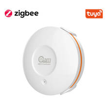 Detector de inundación inteligente Tuya Zigbee 3,0, Sensor de agua alimentado por batería, alarma, Control remoto por aplicación, funciona con TUYA Smart Hub 2024 - compra barato