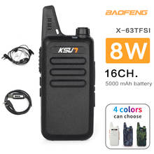 8W KSUN X63 Walkie Talkie  Radio UHF HAM  Two Way DMR Radio Comunicador Talkie Walkie 2024 - buy cheap