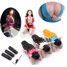 Car Vehicle Sexy Doll Woman Style Resin Car Gear Knob Handles Gear Shift Knob Manual Shifter Shift Lever Knob Handbrake Covers 2024 - buy cheap