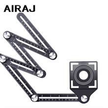 AIRAJ Universal Six-Fold Ruler Tile Hole Locator High-Precision Adjustable Wall Brick Auxiliary Hand Tools 2024 - buy cheap