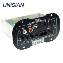 UNISIAN-amplificador de audio con Bluetooth para coche, 30W, lector de tarjetas de disco usb, subwoofer, tweeter, amplificador, control remoto, DC12V, 24V, AC110V-220V 2024 - compra barato