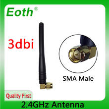 2.4Ghz Antenna wifi 3dbi SMA male Connector 2.4G antena wifi antenna wi fi white antenne waterproof antenas wi-fi 2024 - buy cheap