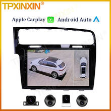 Radio Multimedia con GPS para coche, reproductor de vídeo con Android, 6 + 128G, navegador, pantalla táctil IPS, estéreo, para Volkswagen Golf 7 2012 - 2020 2024 - compra barato
