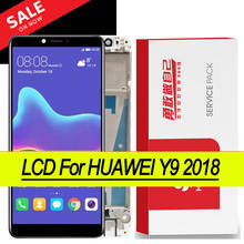 Original 5.93 "para huawei y9 2018 display lcd tela de toque digitador assembléia l22 lx2 lx1 lx3 para desfrutar 8 mais tela lcd 2024 - compre barato