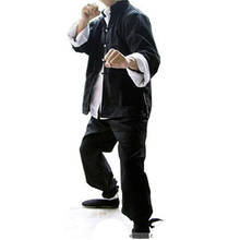 Uniforme de Kung Fu para hombre y mujer, ropa tradicional china, Wushu, Tai Chi, Bruce Lee, blusa Hanfu, traje Tang, 3 uds. 2024 - compra barato