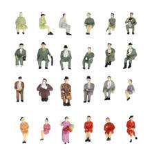 Figuras de Color a escala 50x1:87, miniatura, personas en miniatura para decoración de diseño 2024 - compra barato