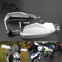 Мотоцикл MX Enduro гоночный велосипед 7/8 "1-1/8" Handguard белая рука-Щит протектор для Husqvarna TE FE FC 250 450 KTM EXC Duke 2024 - купить недорого