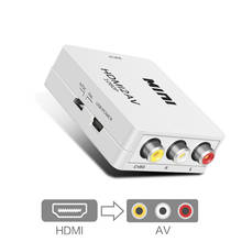 Adaptador de hdmi para av mini av2, 1080p, composto, hdmi para rca, áudio e vídeo, av, adaptador, conversor para hdtv, pc, ps3, ps4, vcr, dvd e xbox 2024 - compre barato