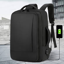 Mochila de negocios para hombre y mujer, bolsa impermeable para ordenador portátil de 15,6 pulgadas, con carga USB, informal, de viaje 2024 - compra barato