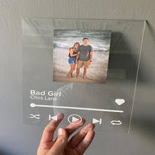 Custom Acrylic Board Spotify Code Photos / Personalized Album 10 * 15CM, 15 * 20CM, 20 * 25CM, 20 * 30CM 2024 - buy cheap