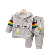 New Autumn Children Girls Cotton Clothes Baby Boy Cartoon Hoodies Pants 2Pcs/sets Spring Kids Toddler Clothing Infant Sportswear 2024 - buy cheap