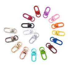 34pcs/Set Colorful Alloy Swivel Clasp Clip Trigger Buckles Swivel Snap Hook for DIY Keychains Ring Handmade Accessories 2024 - buy cheap