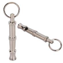 Training Puppy Pet Dog Whistle Two-tone Ultrasonic Flute Stop Barking Ultrasonic Sound Repeller Cat Keychain 1 2024 - buy cheap