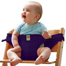 Silla de comedor para bebé, cinturón de seguridad portátil, asiento de almuerzo, envoltura elástica, arnés, elevador de bebé 2024 - compra barato