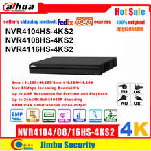 Gravador de Vídeo em Rede NVR Dahua P2P 4K NVR4104HS-4KS2 NVR4108HS-4KS2 NVR4116HS-4KS2 4CH 8CH 16CH 1U 4K & H.265/H.264 DVR 2024 - compre barato