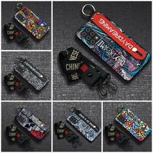 cover For Woman Phone Case For Cubot X30 TPU Graffiti Anti-knock Wristband Back Cover Fashion Design 2024 - buy cheap