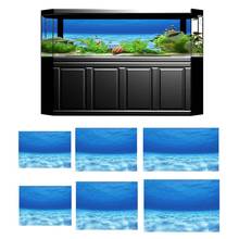 2020 Hot 6 Size Fish Tank Underwater Seawater Picture Aquarium Background Poster PVC 3D Adhesive Poster Seawater Image Backdrop 2024 - buy cheap