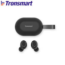 [Новейшая версия] Tronsmart Spunky Beat TWS Bluetooth наушники QualcommChip APTX Беспроводные наушники с регулятором громкости 2024 - купить недорого