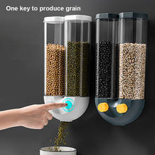 1Pcs Wall-mounted Grain Storage Box, Beans, Divided Grid, Rice Bucket, Grain Storage Tank, Sealed Household Kitchen 2024 - buy cheap