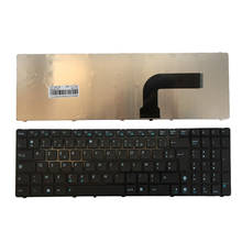 Teclado francés/FR para ordenador portátil, para Asus N53 X53 X54H A52J k53 A53 N60 N61 N71 N73S N73J P52 P52F P53S X53S X55V X54HR X54HY N53T 2024 - compra barato