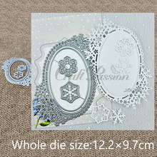 XLDesign Craft Metal Cutting Dies stencil mold snowflake frame decoraiton scrapbook Album Paper Card Craft Embossing die cuts 2024 - buy cheap
