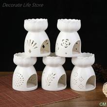 Ceramic Candle Holder Oil Incense Burner Essential Aromatherapy Oil Burner Lamps Porcelain Home Living Room Decoration 2024 - buy cheap