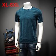 10XL 9XL 8XL 7X 6XL 5XL Men's T Shirt Casual Patchwork Short Sleeve T Shirt Mens Clothing Trend Casual Slim Fit Hip-Hop Top Tees 2024 - buy cheap