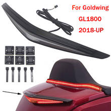 Chrome And Black NEW Motorcycle Rear Trunk Turn Signal LED Brake Light For Honda Goldwing GL1800 2019 2018-2020 2020 2024 - buy cheap