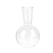 Home Decor Flower Pot Glass Hydroponic Container Table Desktop Transparent Glass Bulb Vase without Wooden Stand Home Garden 2024 - buy cheap