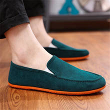 Spring Summer NEW Men's Loafers Comfortable Flat Casual Shoes Men Breathable Slip-On Soft Leather Driving Shoes Moccasins 2020 2024 - buy cheap