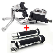 Motorcycle Break Clutch Lever&Handlebar Grip Accessories For SUZUKI gn 125 intruder vl 1500 sj410 rm 125 gsxr 1000 k7 m50 dl650 2024 - buy cheap