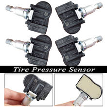 Sensor de monitoramento de pressão dos pneus 4 peças, fw9393ab 433mhz tpms sensor para peugeot 207 208 307 407 408 508 607 1007 2008 3008 4007 2024 - compre barato