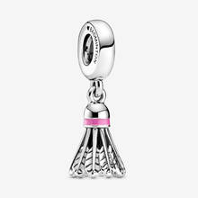 2021 Autumn New S925 Sterling Silver Beads Badminton Birdie Dangle Charms fit Original Pandora Bracelets Women DIY Jewelry 2024 - buy cheap