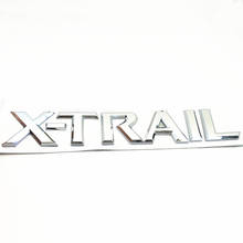 ABS X-TRAIL X TRAIL XTRAIL логотип Автомобильный задний бампер багажник Английский алфавит буква эмблема наклейка значок наклейка Аксессуары для стайлинга автомобиля 2024 - купить недорого