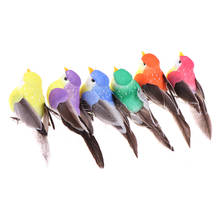 1X искусственное птичье перо, голубь, декоративное украшение 2024 - купить недорого