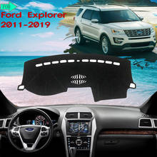 Dashboard Cover Mat Stickers Pad Avoid Light Carpet Rug for Ford Explorer 2011~2019 U502 MK5 2013 2015 2017 2018 Car Accessories 2024 - buy cheap