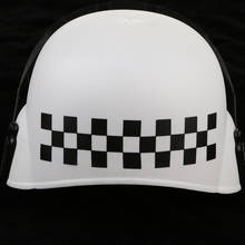 Capacete de festa de policial, capacete de motocicleta, chapéus com visor para criança, meninos, jogos de fantasia 2024 - compre barato