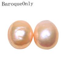Baroqueonly Natural freshwater edison pearl Drop, Near round 11-12mm DIY beads loose pearl can be made earrings jewelry BAN 2024 - buy cheap