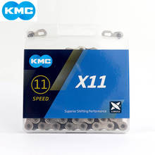 KMC X11 Chain 11 22 33 Speed Mountain Bike Bicycle Chain 11 Speed Original X11 Mountain Road Bike 118L Chains Bicycle Parts 2024 - buy cheap