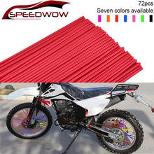 Motocross Bicycle Bike Guard Accessories Motorcycle Wheel Spoked Motorcycle Wraps Rims Trim Covers Pipe 72pcs 2024 - buy cheap