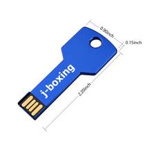 J-boxing Blue 16GB USB Flash Drive Metal Key Shape Thumb Pen Drive 16gb Pendrives USB 2.0 Memory Stick Computer Laptop Tablet 2024 - buy cheap