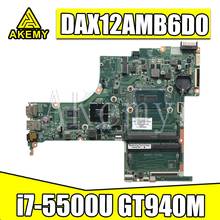 809045-601 809045-001 For HP Pavilion 15-AB Laptop Motherboard DAX12AMB6D0 SR23W I7-5500U CPU 940M 2GB GPU DDR3 2024 - buy cheap